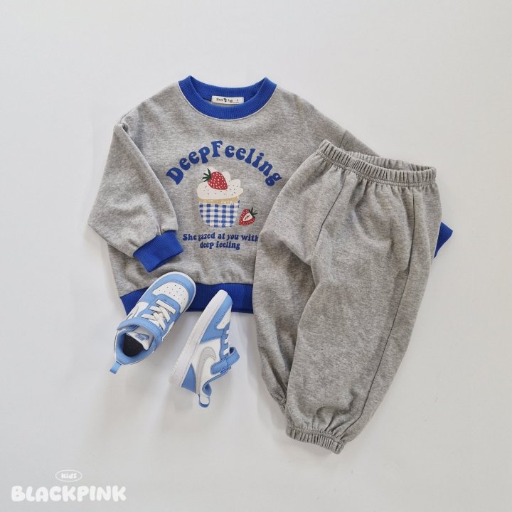 Black Pink - Korean Children Fashion - #stylishchildhood - Deep Feeling Sweatshirt - 9