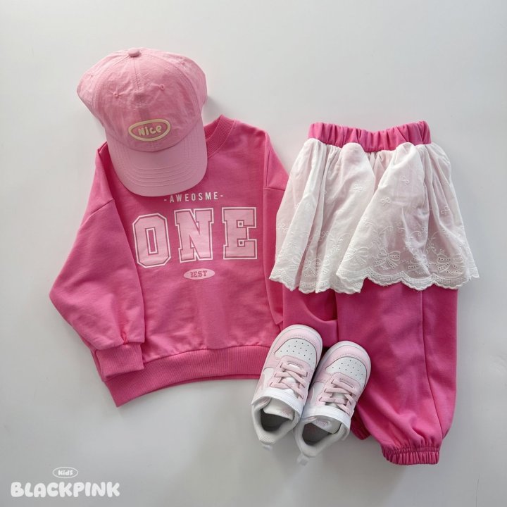 Black Pink - Korean Children Fashion - #todddlerfashion - Princess Lace Jogger Pants - 6