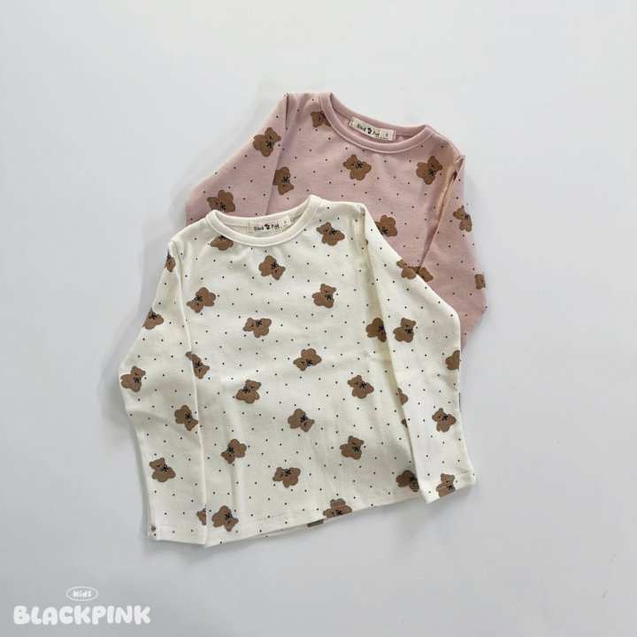 Black Pink - Korean Children Fashion - #todddlerfashion - Dot Bear Easywear - 7