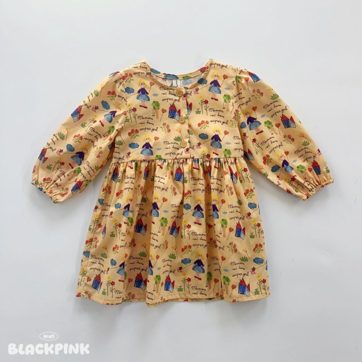 Black Pink - Korean Children Fashion - #todddlerfashion - Little One One-piece - 8