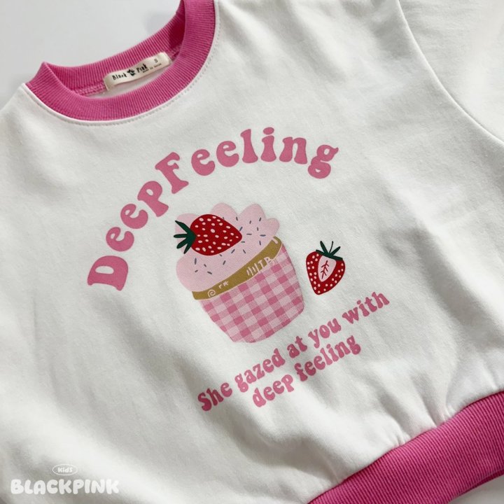 Black Pink - Korean Children Fashion - #todddlerfashion - Deep Feeling Sweatshirt - 7