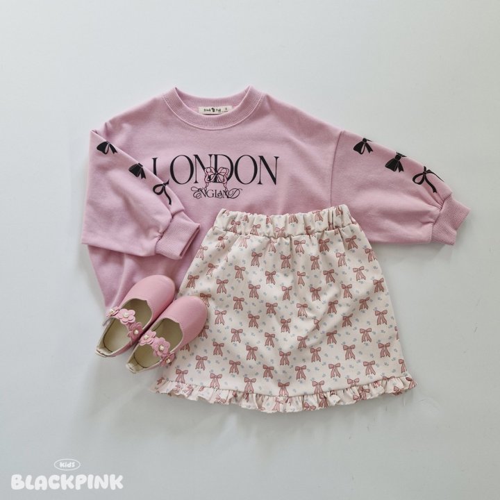 Black Pink - Korean Children Fashion - #todddlerfashion - Floral Ribbon Frill Skirt - 4
