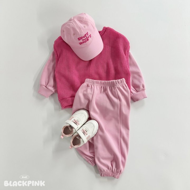 Black Pink - Korean Children Fashion - #toddlerclothing - Spring Basic Jogger Pants - 7