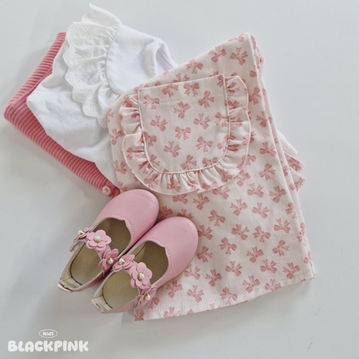 Black Pink - Korean Children Fashion - #toddlerclothing - Frill Pocket One-piece - 10