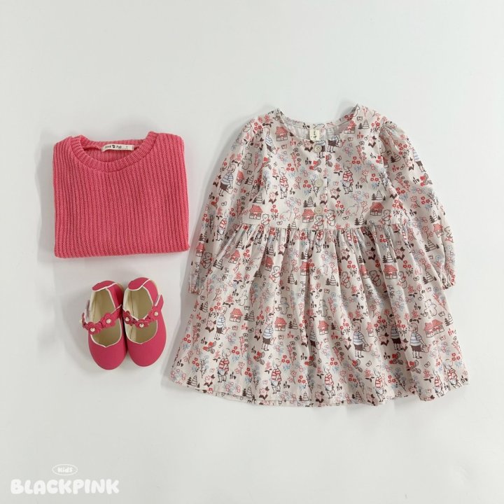 Black Pink - Korean Children Fashion - #toddlerclothing - Little One One-piece - 9