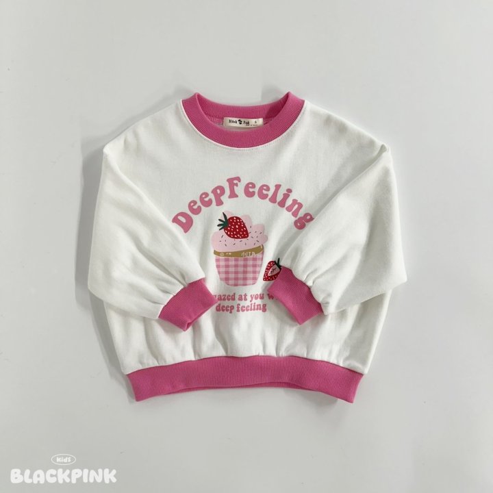 Black Pink - Korean Children Fashion - #toddlerclothing - Deep Feeling Sweatshirt - 8