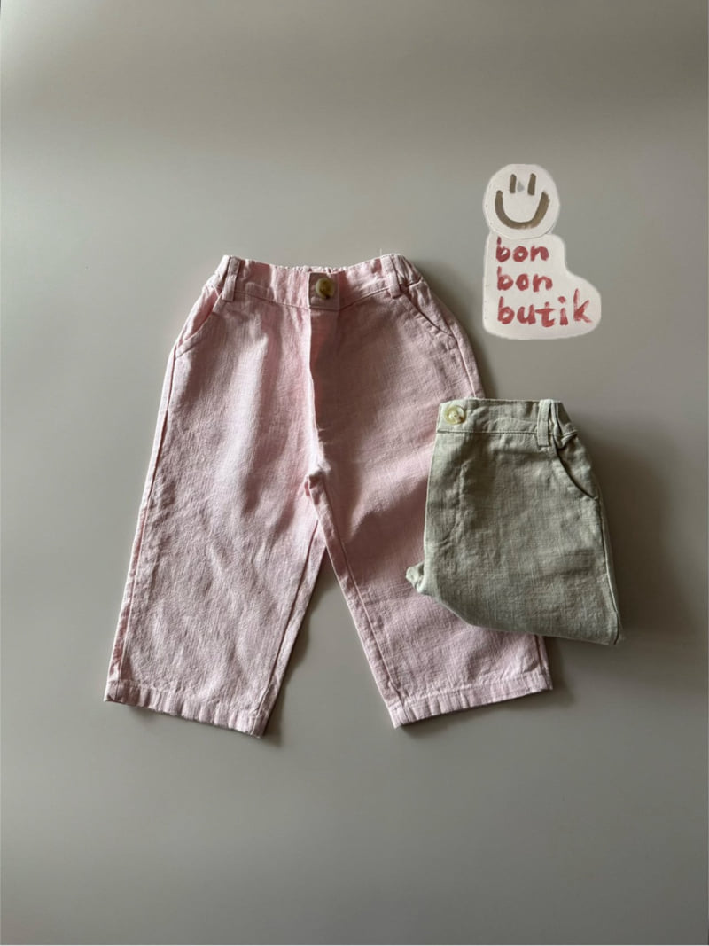 Bon Bon Butik - Korean Children Fashion - #magicofchildhood - Linen Tams Pants