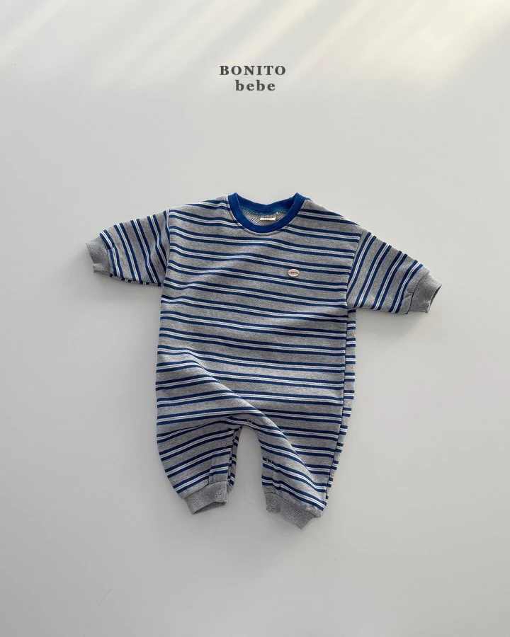 Bonito - Korean Baby Fashion - #babyclothing - Bebe TomTom Stripe Suit - 8