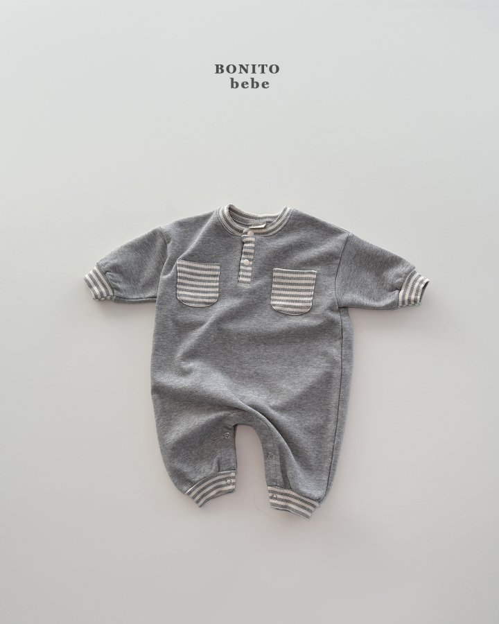 Bonito - Korean Baby Fashion - #babyclothing - Bebe Coco Placket Suit - 7