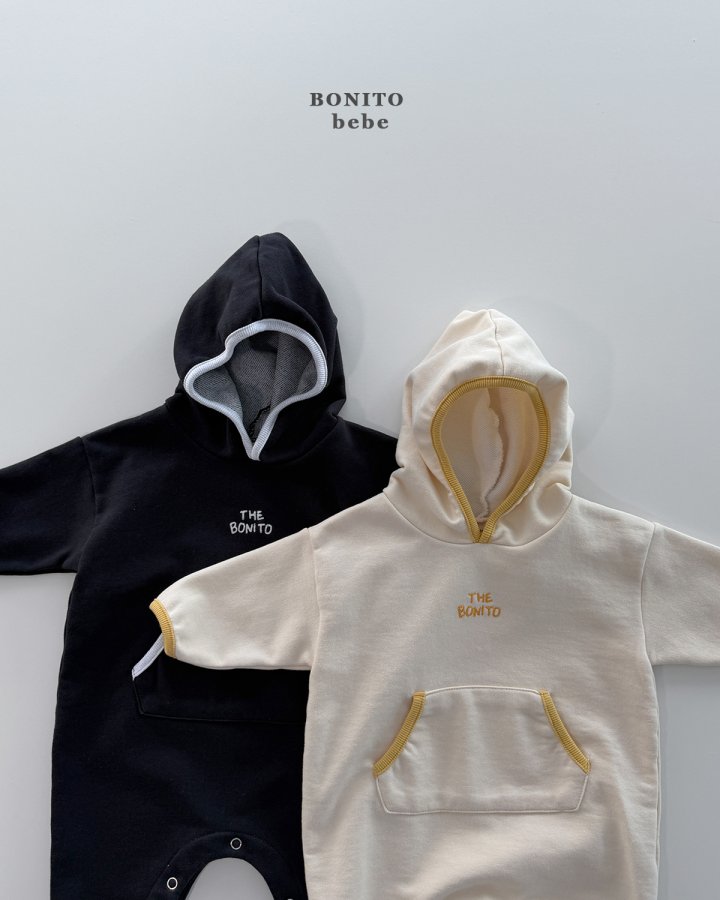 Bonito - Korean Baby Fashion - #babyboutiqueclothing - Bebe Hooded Binding Suit - 4