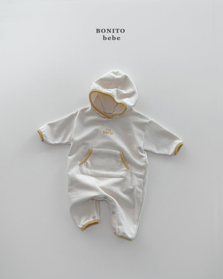 Bonito - Korean Baby Fashion - #babyfashion - Bebe Hooded Binding Suit - 5