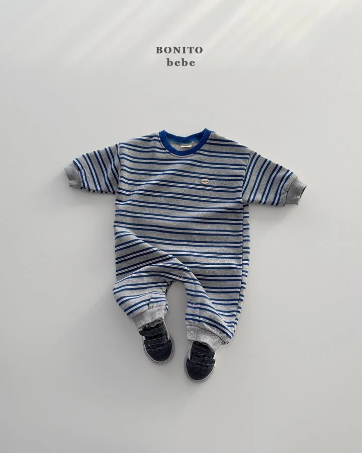 Bonito - Korean Baby Fashion - #babyfever - Bebe TomTom Stripe Suit - 10