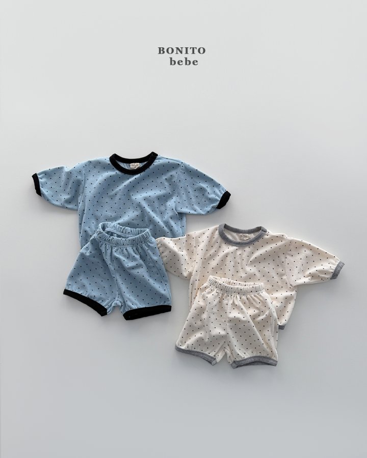 Bonito - Korean Baby Fashion - #babyfever - Bebe Mini Dot Binding Set