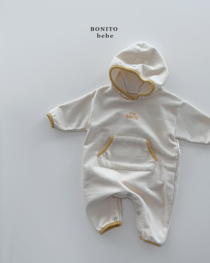 Bonito - Korean Baby Fashion - #babyfever - Bebe Hooded Binding Suit - 6