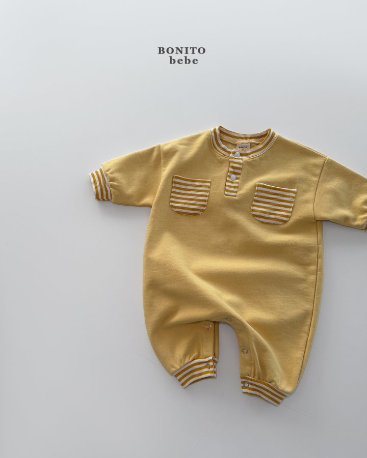 Bonito - Korean Baby Fashion - #babygirlfashion - Bebe Coco Placket Suit - 10