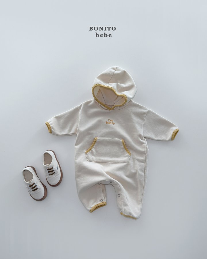 Bonito - Korean Baby Fashion - #babygirlfashion - Bebe Hooded Binding Suit - 7
