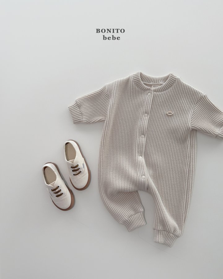Bonito - Korean Baby Fashion - #babyootd - Bebe Knit Cardigan Suit - 9