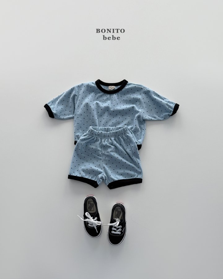 Bonito - Korean Baby Fashion - #babyoutfit - Bebe Mini Dot Binding Set - 7