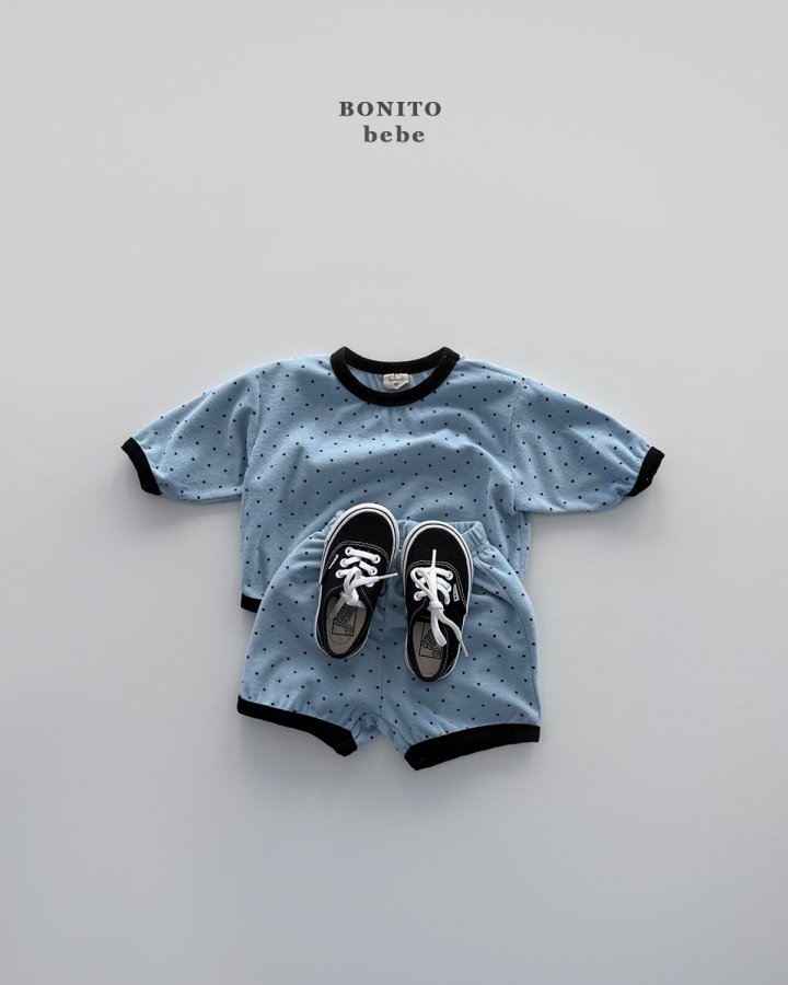 Bonito - Korean Baby Fashion - #onlinebabyboutique - Bebe Mini Dot Binding Set - 9