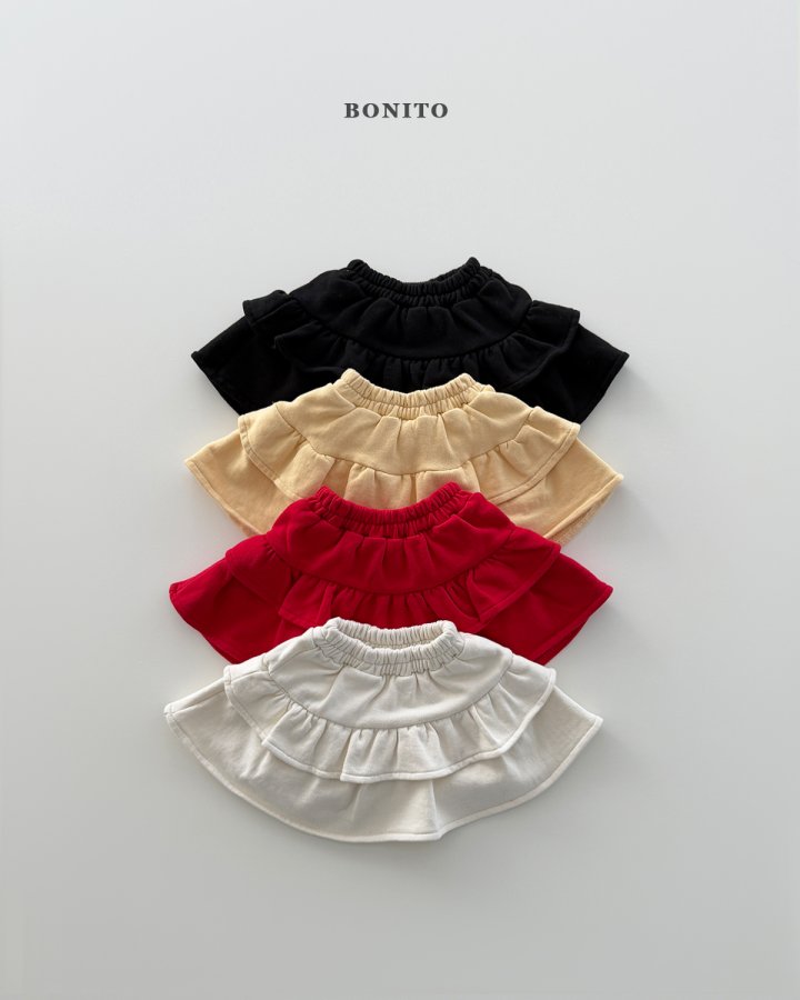 Bonito - Korean Children Fashion - #Kfashion4kids - French Terry Tiered Skirt