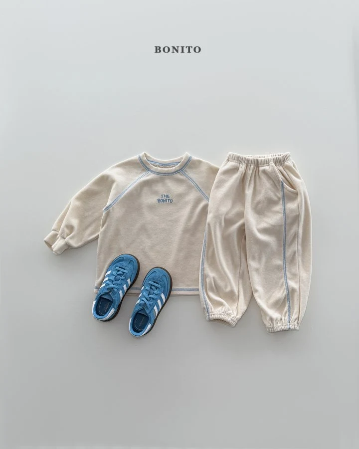 Bonito - Korean Children Fashion - #Kfashion4kids - Zigzag Top Bottom Set - 8