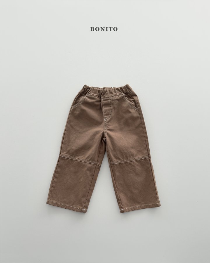 Bonito - Korean Children Fashion - #kidzfashiontrend - Knee Panel Pants - 4
