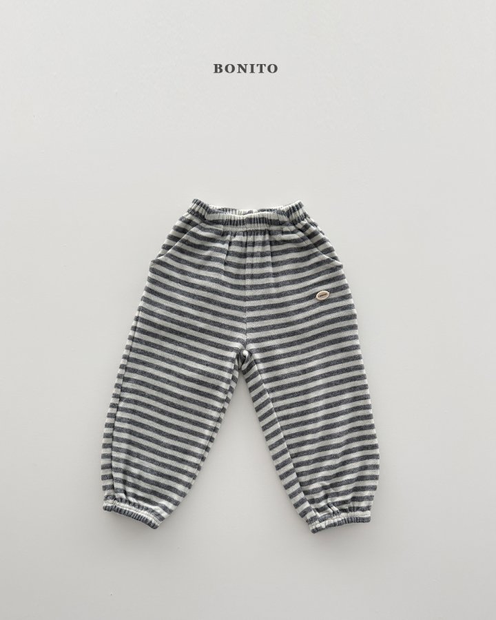Bonito - Korean Children Fashion - #Kfashion4kids - Stripe Heat Jogger Pants - 6
