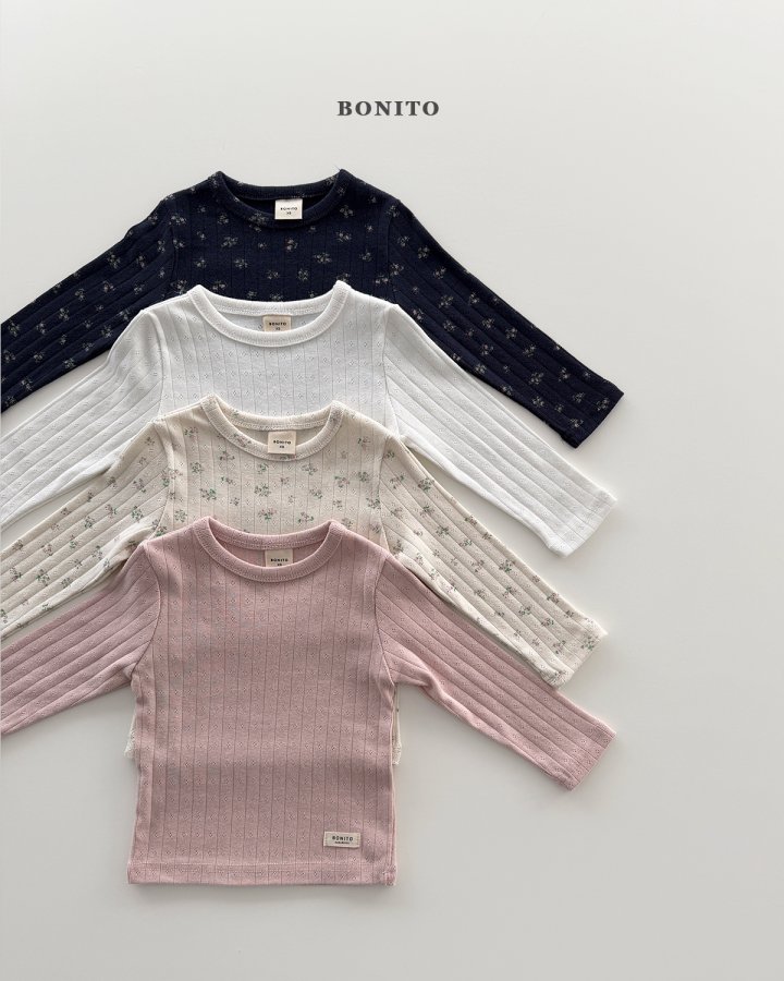 Bonito - Korean Children Fashion - #stylishchildhood - Eyelet Tee - 4