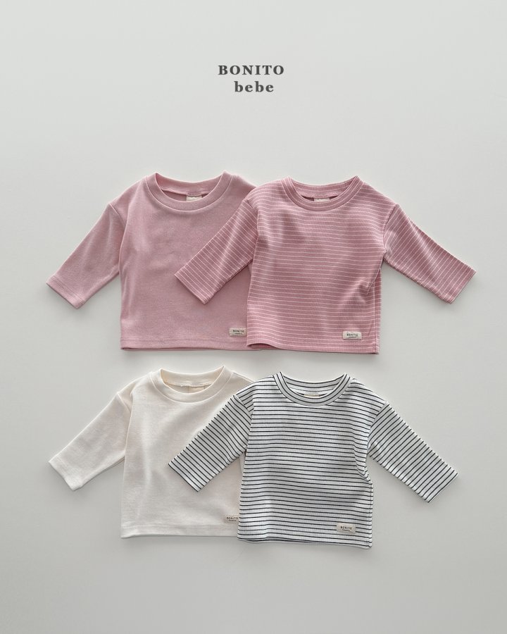 Bonito - Korean Children Fashion - #childofig - Baby Tee Set (set of 2) - 3