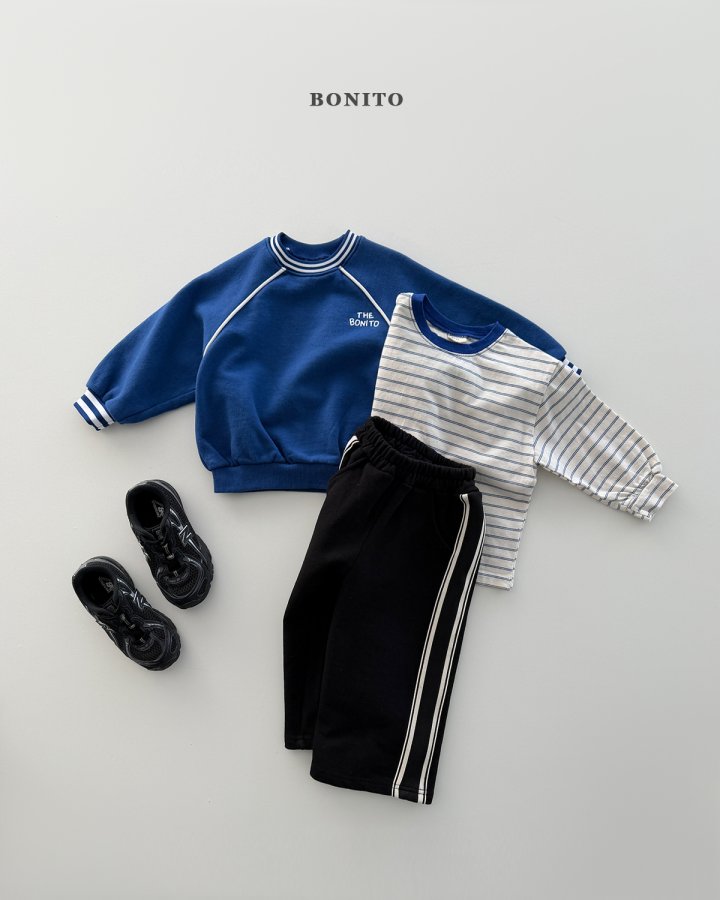 Bonito - Korean Children Fashion - #childofig - Double-Line Raglan Sweatshirt - 9