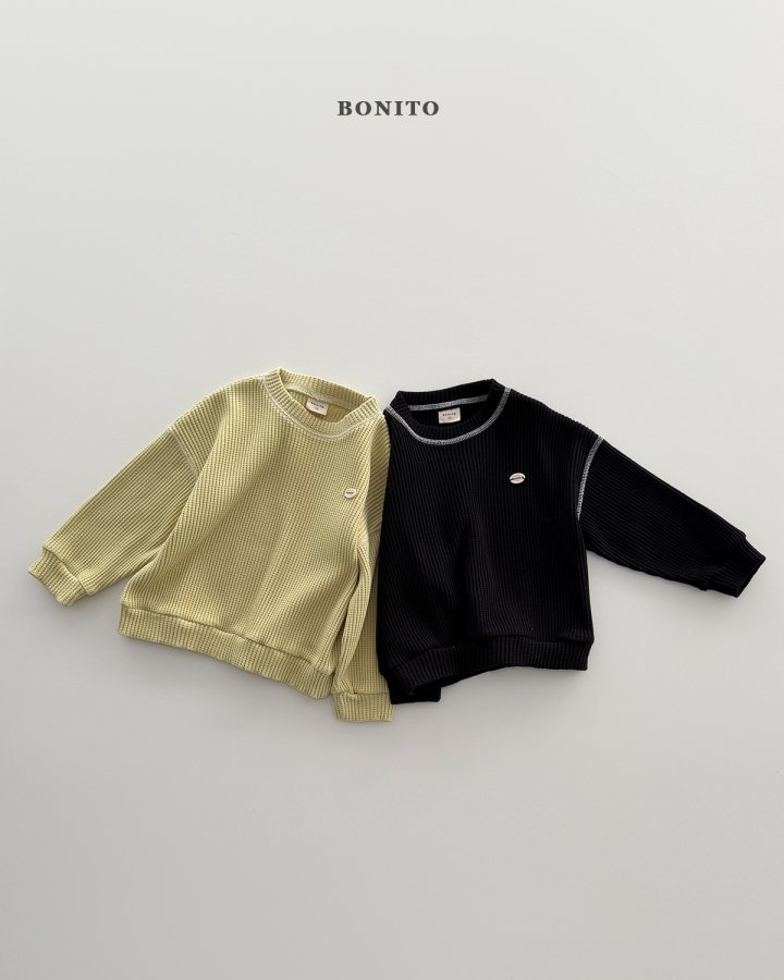 Bonito - Korean Children Fashion - #childofig - Waffle Guy Sweatshirt - 3