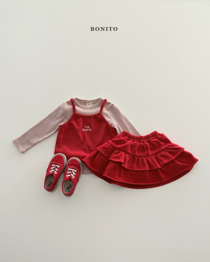 Bonito - Korean Children Fashion - #childofig - Layered Sleeveless Set - 12