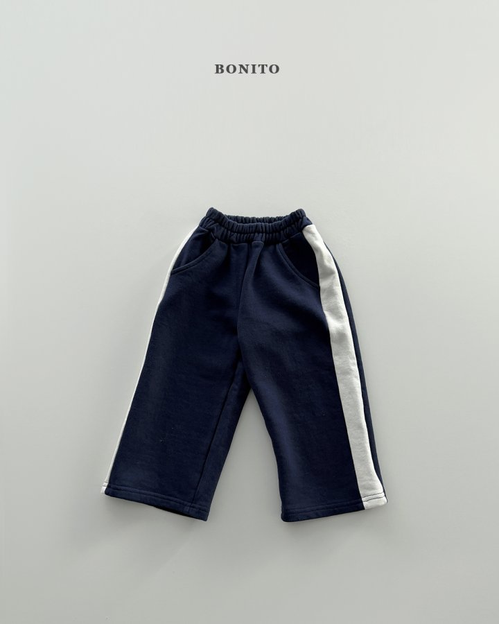 Bonito - Korean Children Fashion - #childofig - Side Color-Block Pants - 3