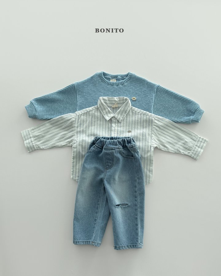 Bonito - Korean Children Fashion - #childrensboutique - Buddy Stripe Shirt - 11
