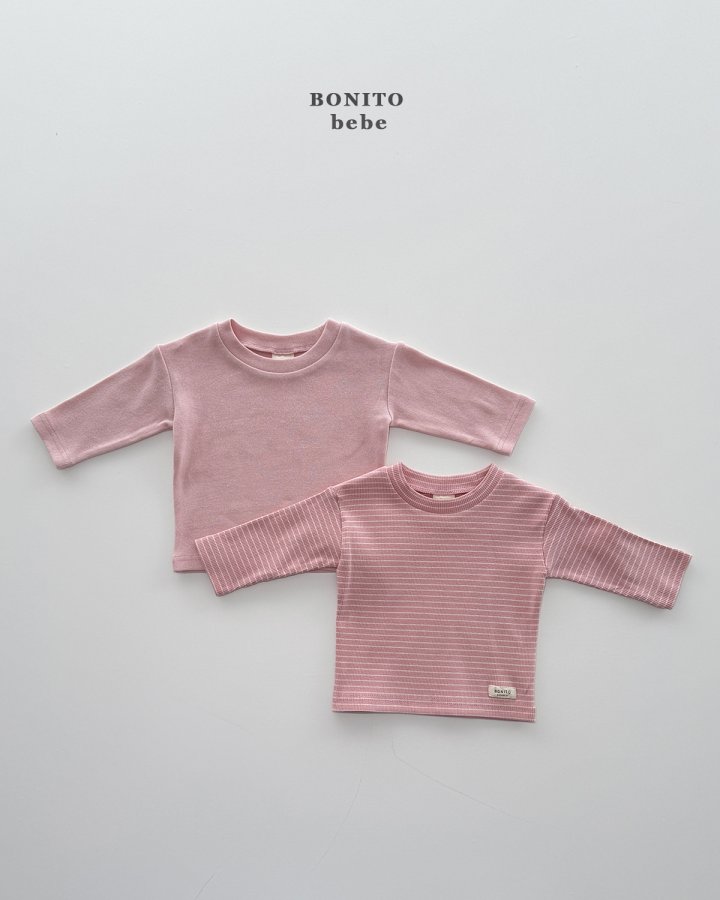 Bonito - Korean Children Fashion - #childrensboutique - Baby Tee Set (set of 2) - 5