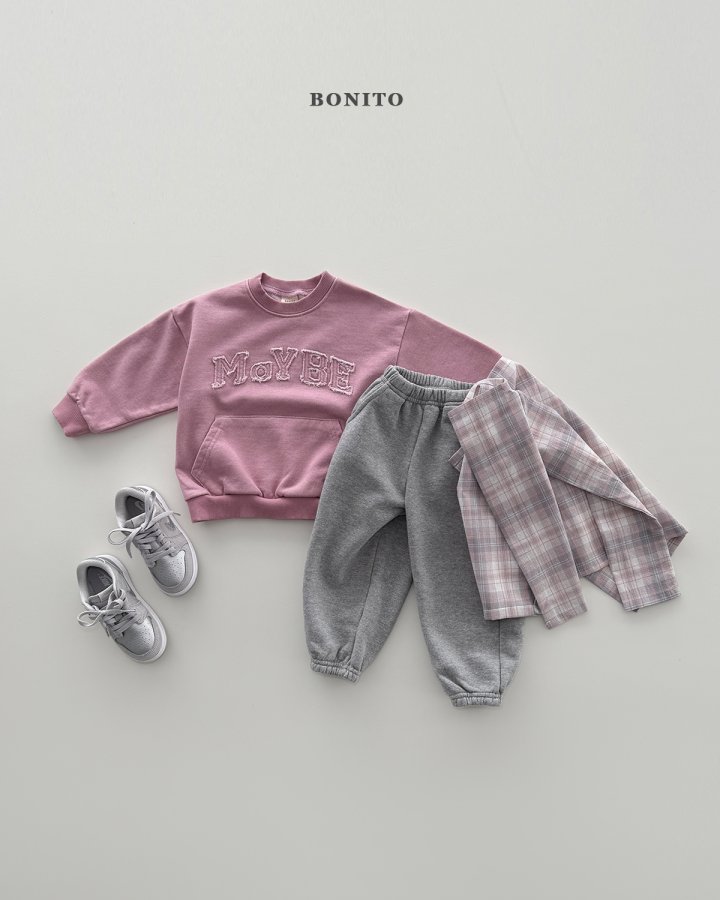 Bonito - Korean Children Fashion - #childrensboutique - Maybe Pigment Sweatshirt - 9
