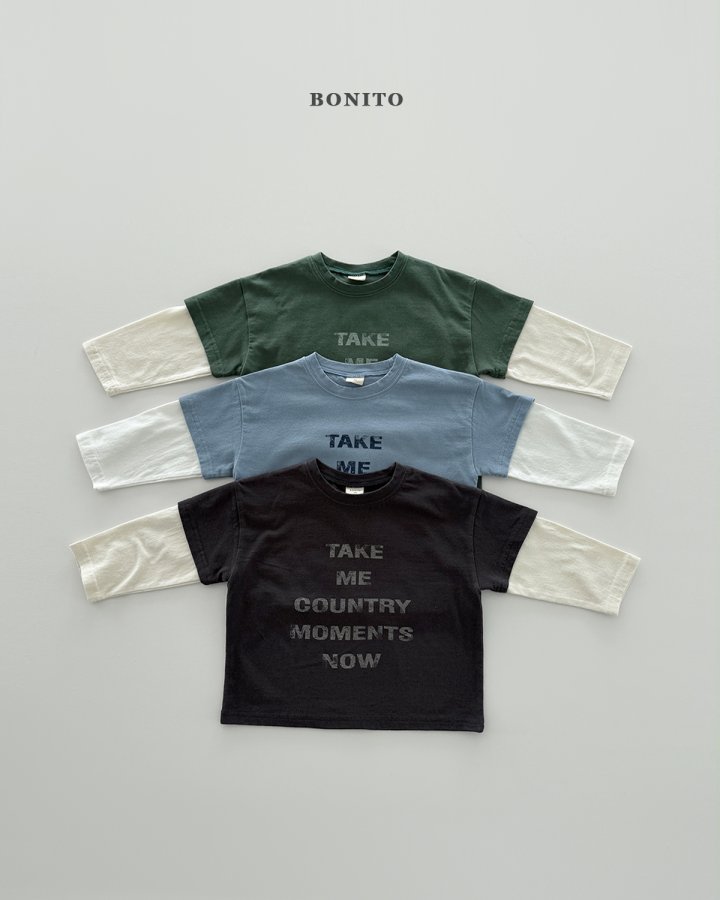 Bonito - Korean Children Fashion - #childrensboutique - Short Sleeve Layered Tee