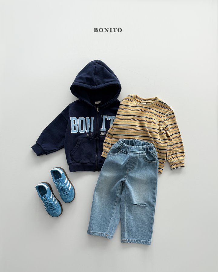 Bonito - Korean Children Fashion - #designkidswear - Damaged Denim Pants - 10
