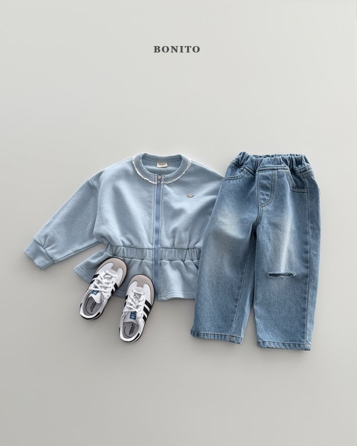 Bonito - Korean Children Fashion - #designkidswear - Shirring Zip-Up - 7