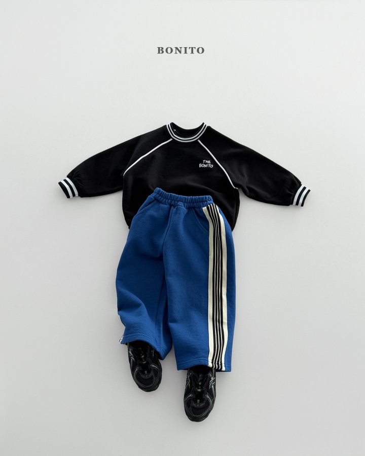 Bonito - Korean Children Fashion - #discoveringself - Double-Line Raglan Sweatshirt - 12