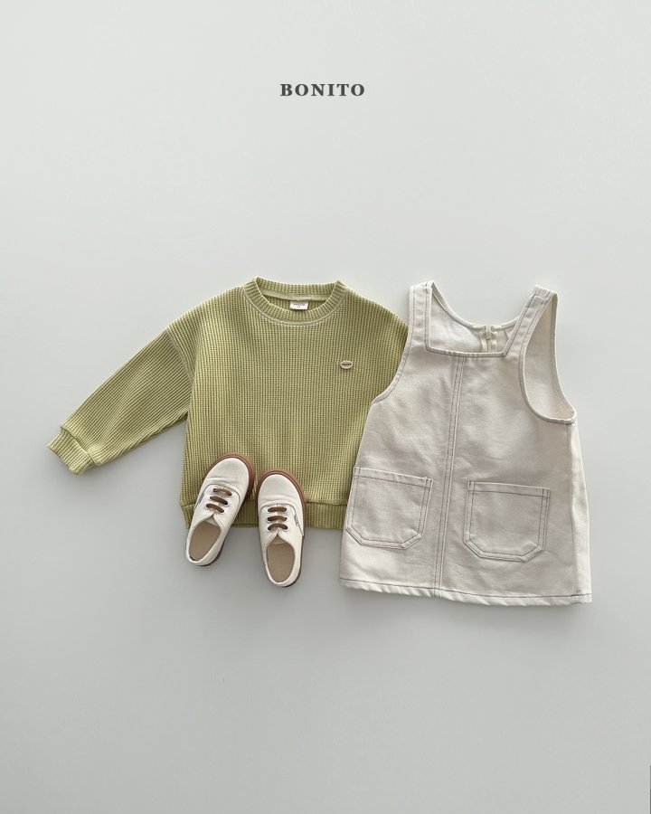 Bonito - Korean Children Fashion - #discoveringself - Waffle Guy Sweatshirt - 6