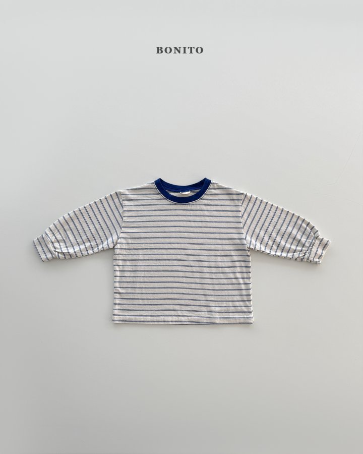 Bonito - Korean Children Fashion - #designkidswear - Ribbed Color-Block Stripe Tee - 4