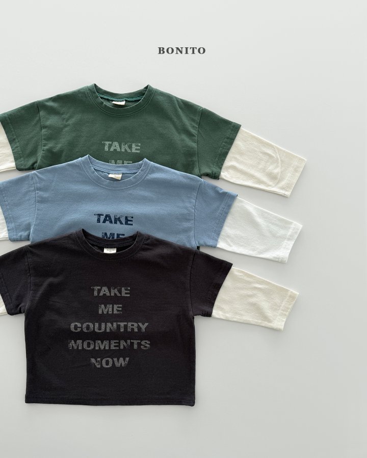 Bonito - Korean Children Fashion - #discoveringself - Short Sleeve Layered Tee - 3