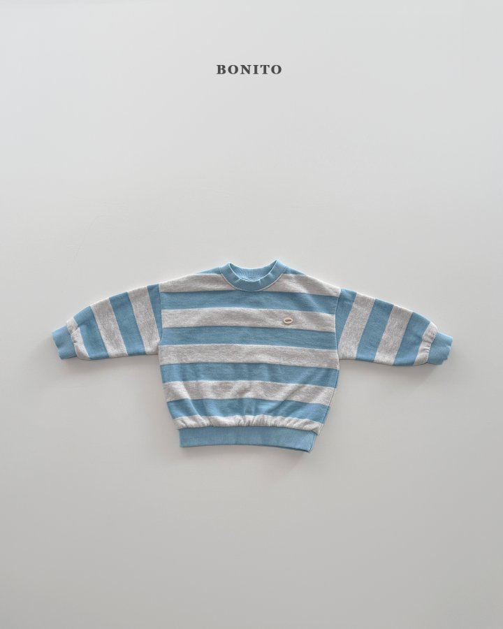 Bonito - Korean Children Fashion - #discoveringself - Big Bold Stripe Sweatshirt - 4