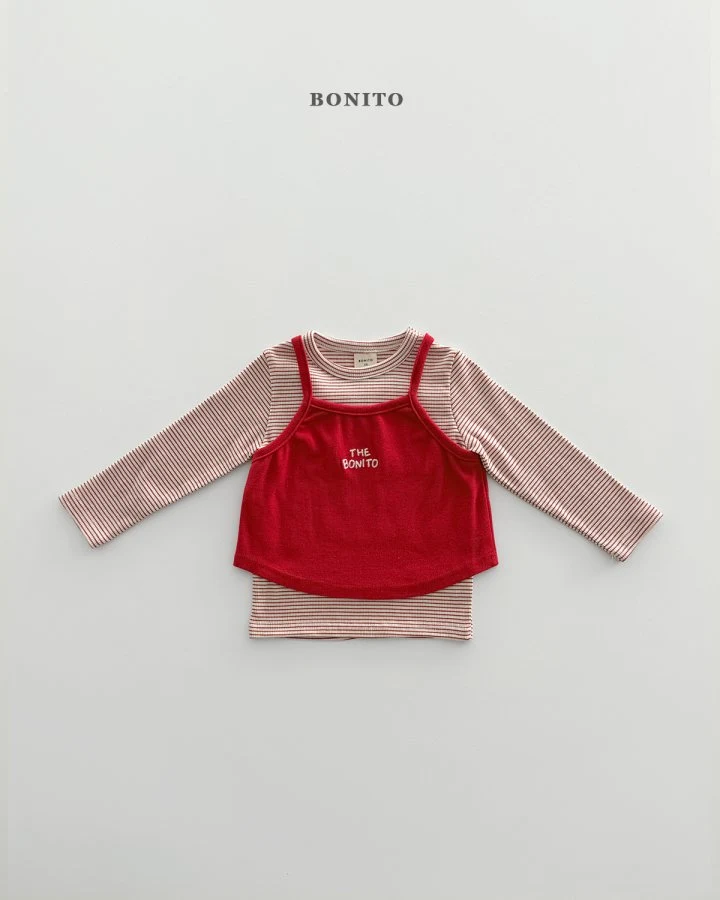 Bonito - Korean Children Fashion - #fashionkids - Layered Sleeveless Set - 3