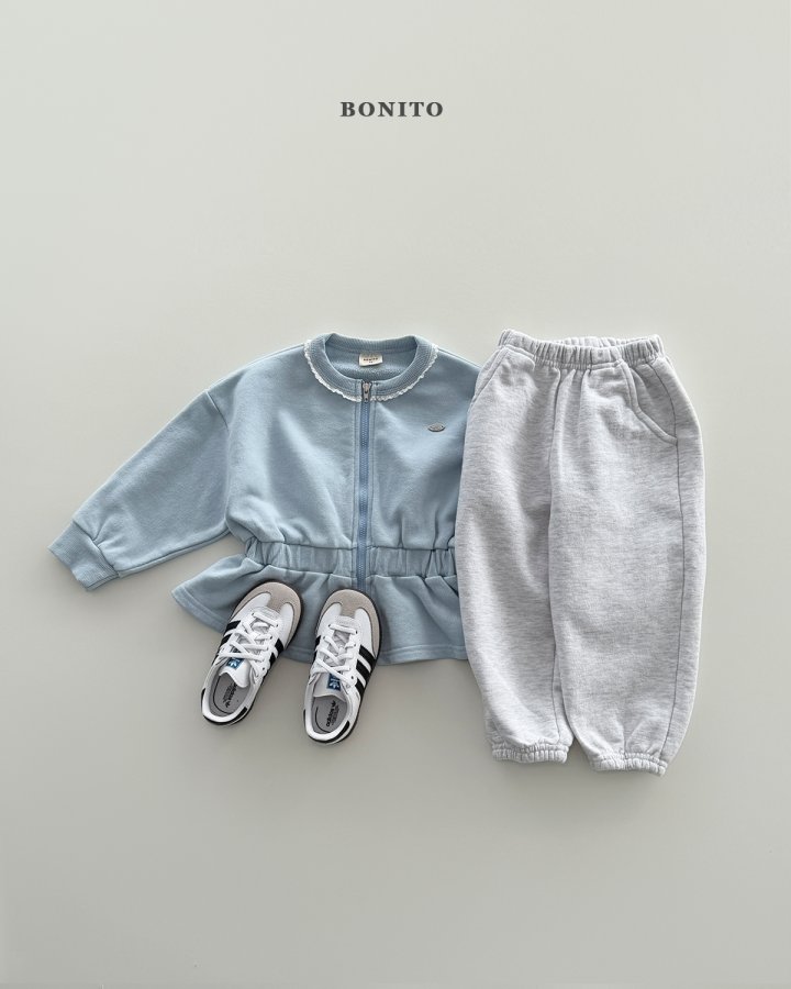 Bonito - Korean Children Fashion - #fashionkids - Shirring Zip-Up - 9