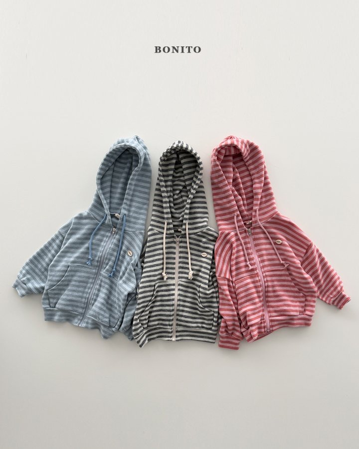 Bonito - Korean Children Fashion - #kidsshorts - Heat Hooded Zip-Up