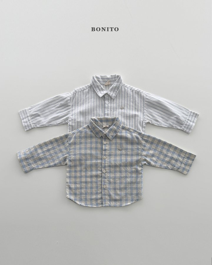 Bonito - Korean Children Fashion - #kidsshorts - Buddy Stripe Shirt