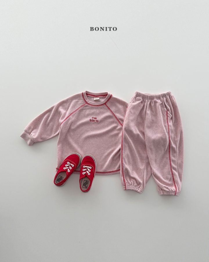Bonito - Korean Children Fashion - #kidsshorts - Zigzag Top Bottom Set - 5
