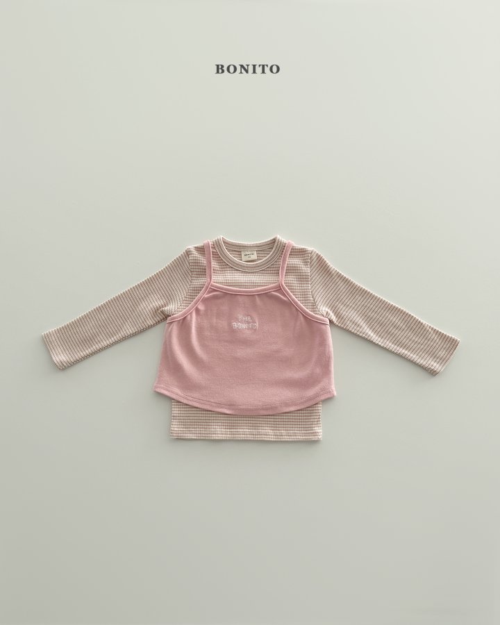 Bonito - Korean Children Fashion - #fashionkids - Layered Sleeveless Set - 4